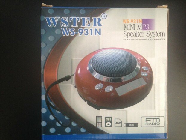 Boxa radio portabil wster ws 931n